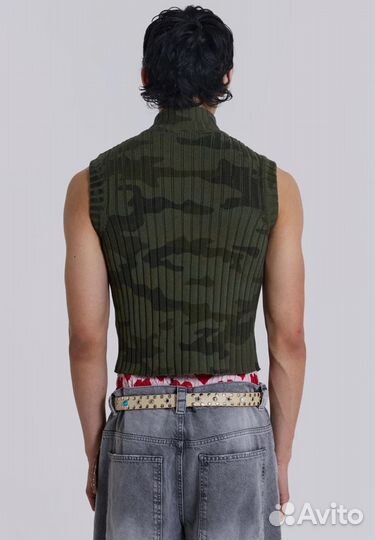 Jaded London Polar Camo Vest