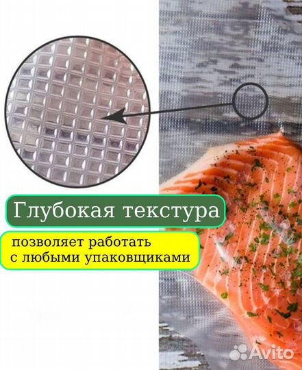 Вакуумные пакеты рифленые для вакууматора 15х20 см