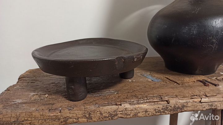 Ваза, подставка, поднос, тарелка деревянная