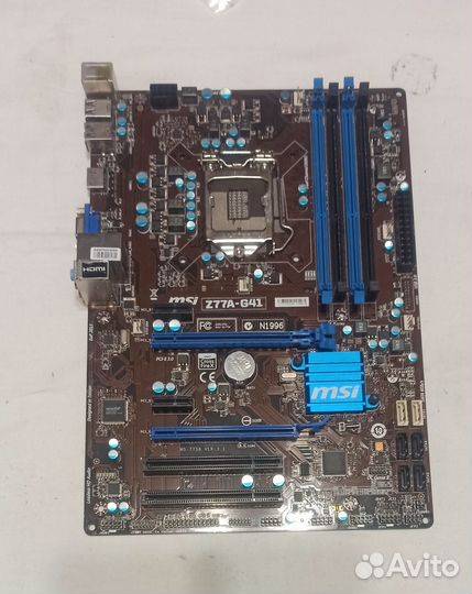 Материнская плата 1155 msi z77a-g41 с дефектом