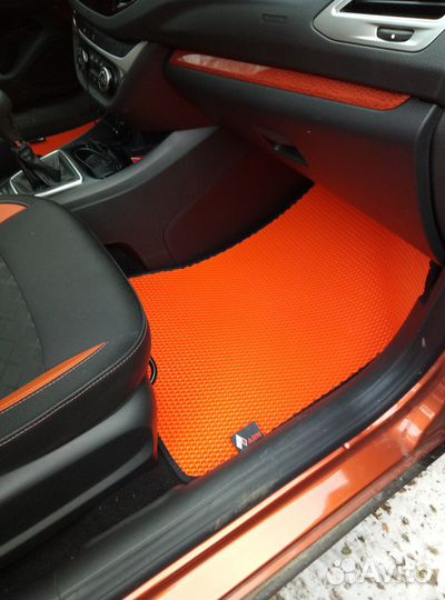 Коврики эва ева eva 3d с бортами лада веста