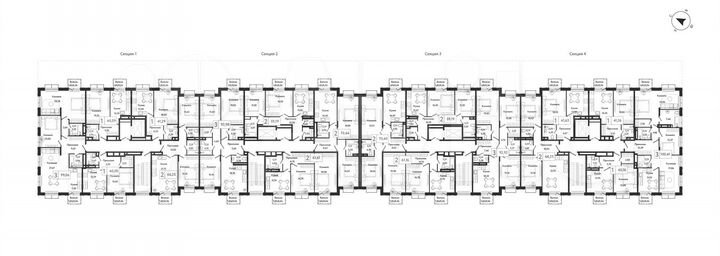 3-к. квартира, 99 м², 3/6 эт.