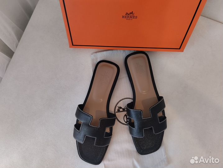Шлепки hermes