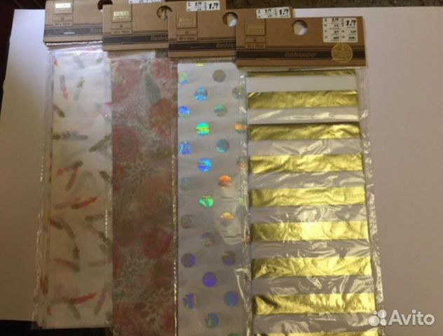 Упаковочная бумага и декор для подарков