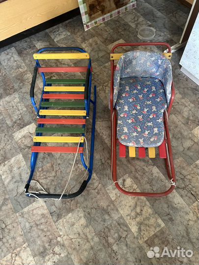 Детские санки б/у