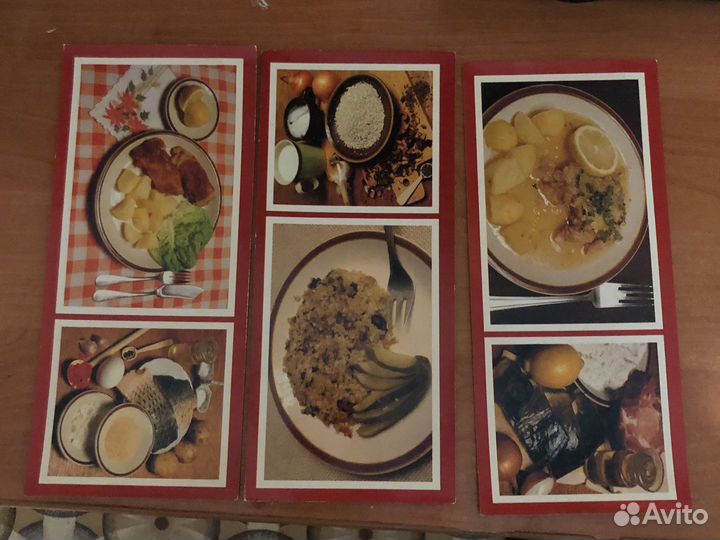 Набор открыток с едой