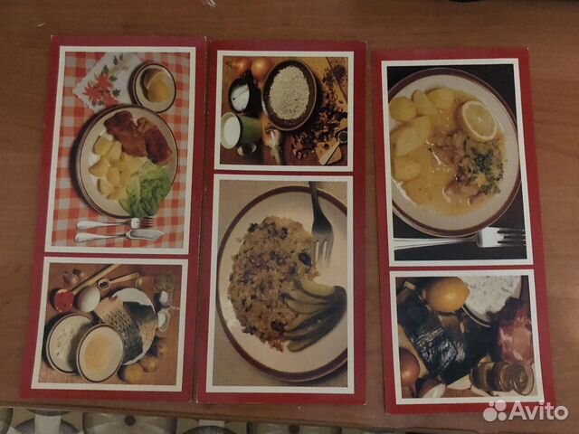 Набор открыток с едой