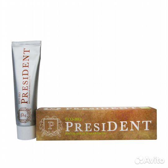 President. Зубная паста 50мл. Eco-Bio - натуральна