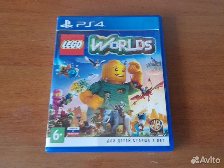 Диски на ps4 Lego Worlds
