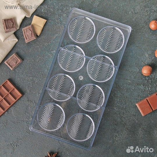 Форма для шоколада и конфет konfinetta «Круг», 331