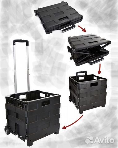 Ящик складной органайзер тележка Phantom