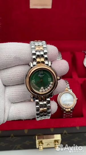 Женские кварцевые часы Chopard happy sport