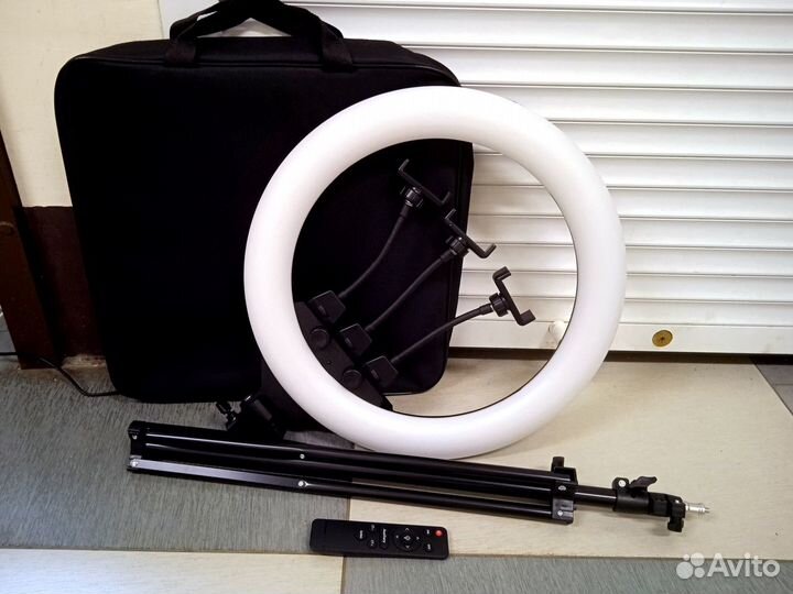 Кольцевая Лампа для Селфи 46 см + Сумка +Штатив 2м