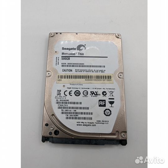 Жесткий диск ST500LT012, Seagate, 500 Гб, SATA, 2