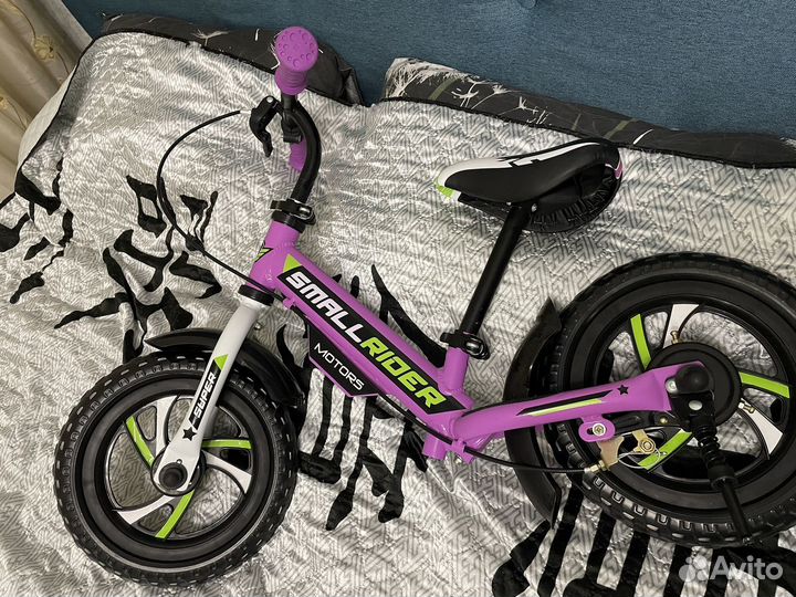 Алюминевый беговел с двумя тормозами Small Rider