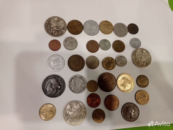 Набор иностранных монет