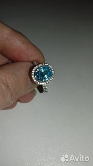 Серьги. кольцо.серебро.925 проба