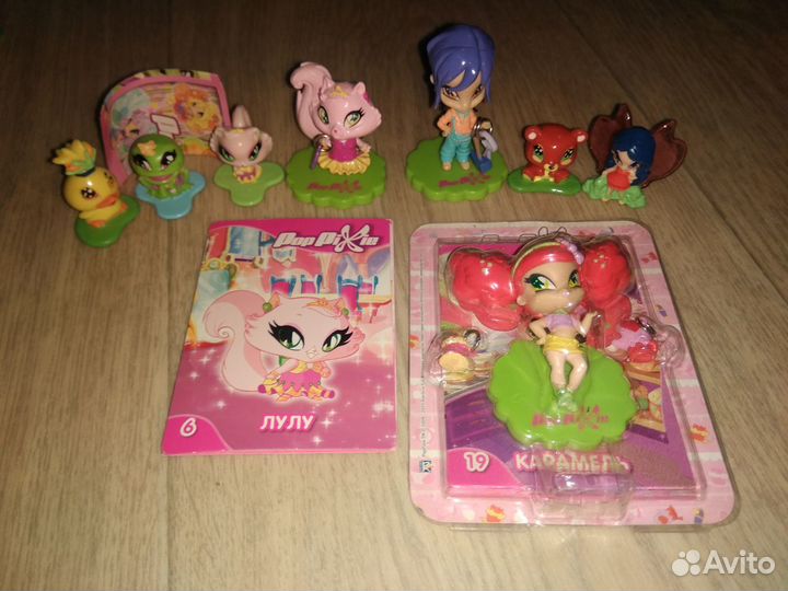 Игрушки от киндеров, Винкс, Смурфики, мозайки