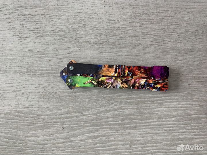 Деревянный нож бабочка