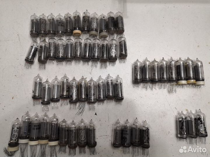 Лампы ин-14 68шт проверенные, с дефектом