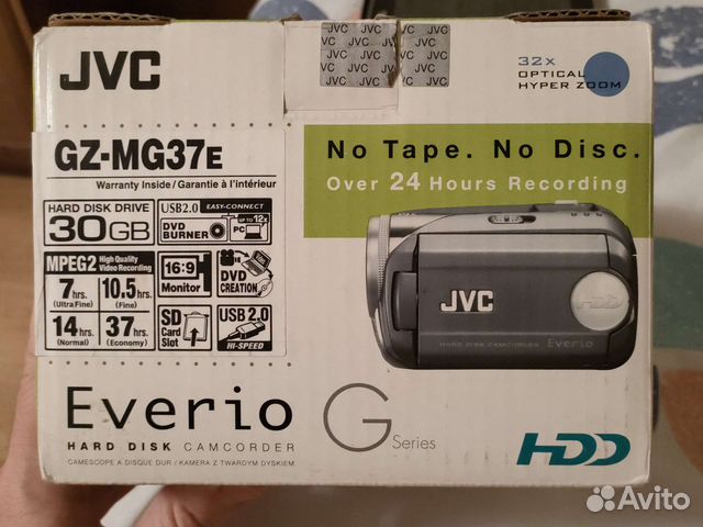 Видеокамера jvc gz-mg37e