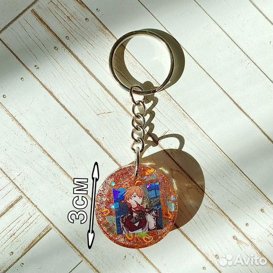 Брелок из эпоксидной смолы