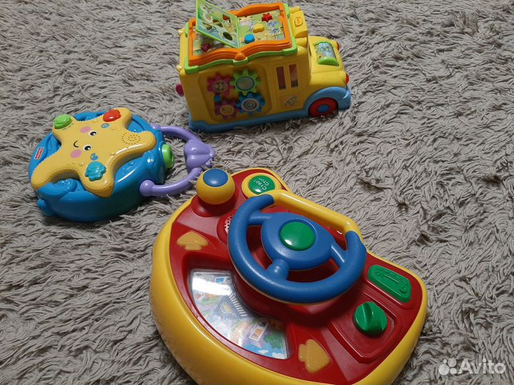 Игрушки автобус руль проектор