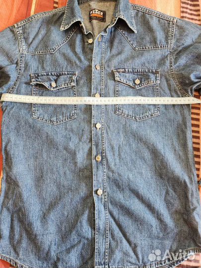 Рубашка джинсовая подростковая р164