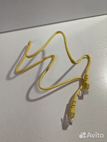 Патч-корд желтый