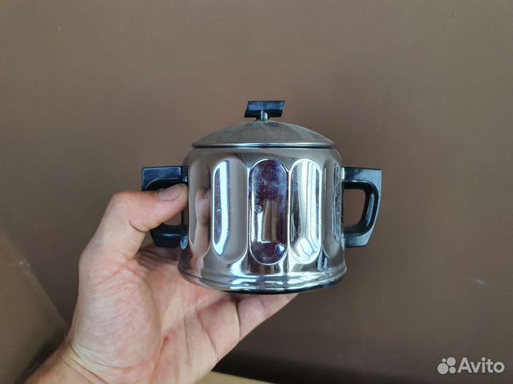 Сахарница СССР мельхиор