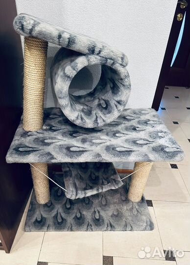 Домик для кошки с когтеточкой