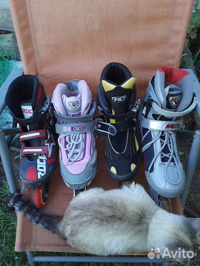 Ролики 2 пары размеры 37, 37-39