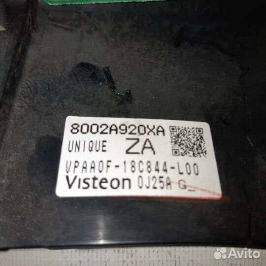 Панель магнитолы Mitsubishi ASX