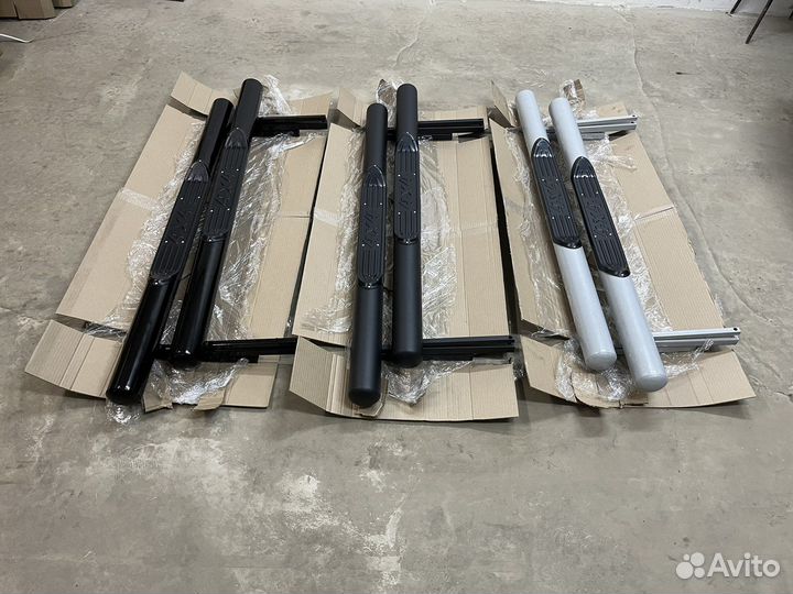 Пороги 21214 Нива Урбан Труба 76мм с проступью