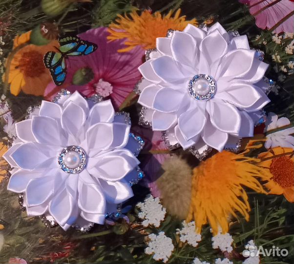 Бантики для волос ручной работы в ассортименте