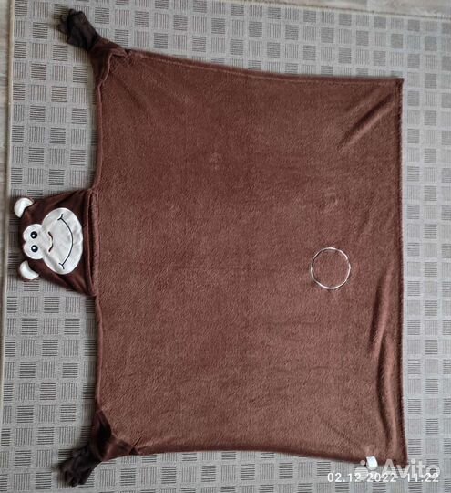 Плед детский плюшевый