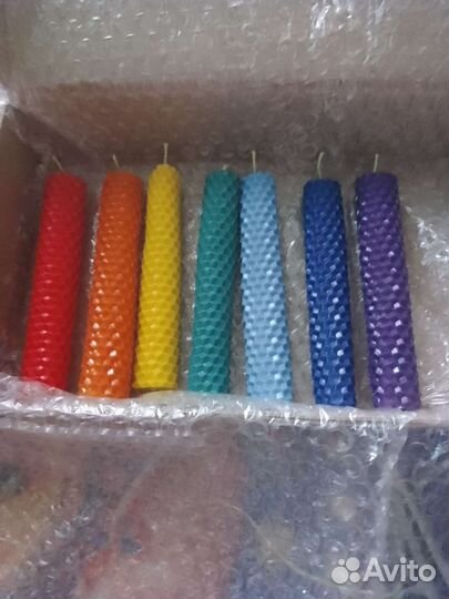 Свечи, чакровый набор