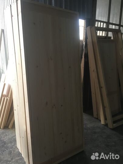 Дверь банная из массива сосны