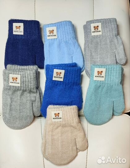 Варежки детские