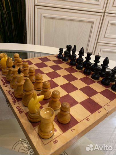Деревянные шахматы СССР