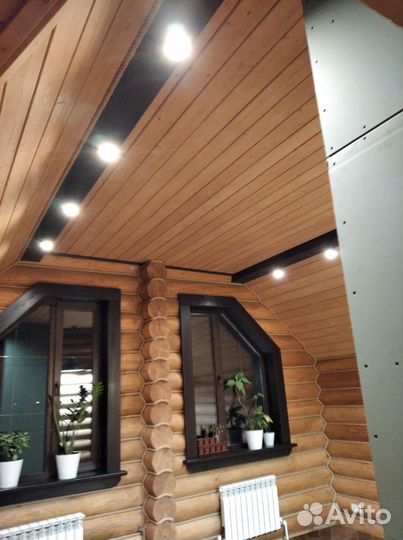 Электрика в срубах и деревянных домах