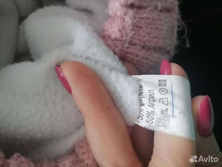 Шапка зимняя для девочки 48 50