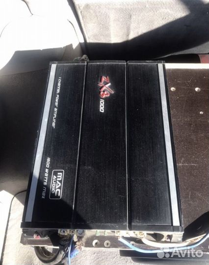 Сабвуфер и усилитель