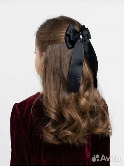 Бант на французской заколке
