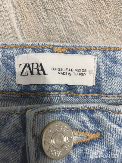 Джинсы Zara 46 48 (38 40) отличное состояние