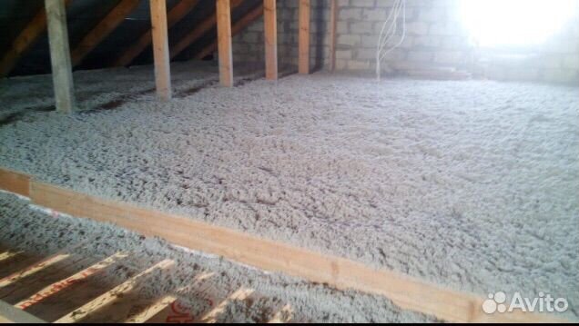 Утеплитель Эковата для кровли и мансады