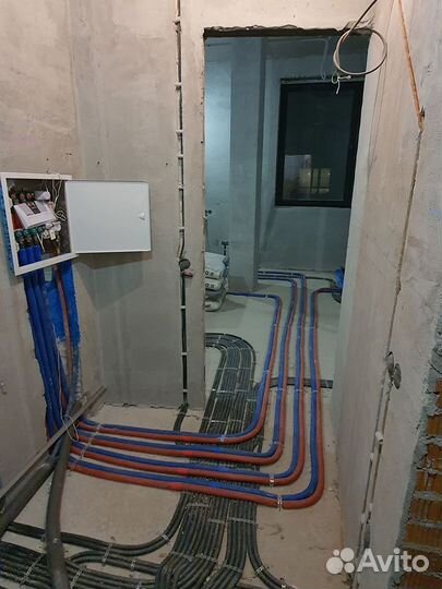 Разводка замена труб - Реутов