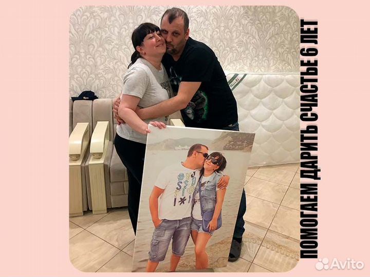 Портрет по фото на холсте в Краснодаре быстро