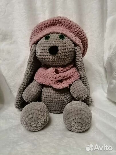 Мягкая игрушка заяц ручная работа