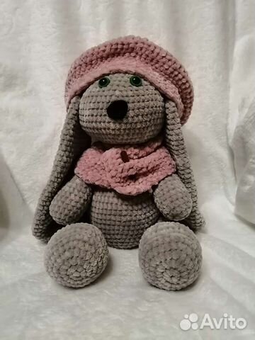 Мягкая игрушка заяц ручная работа